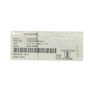 43UK6560PTC Model For Lg Tv Motherboard