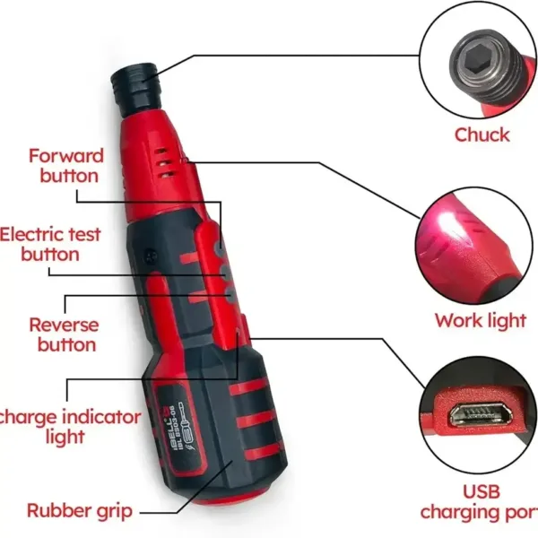 iBELL BS03-06 6.35mm Electric Screwdriver and Contactless Tester for Home, power