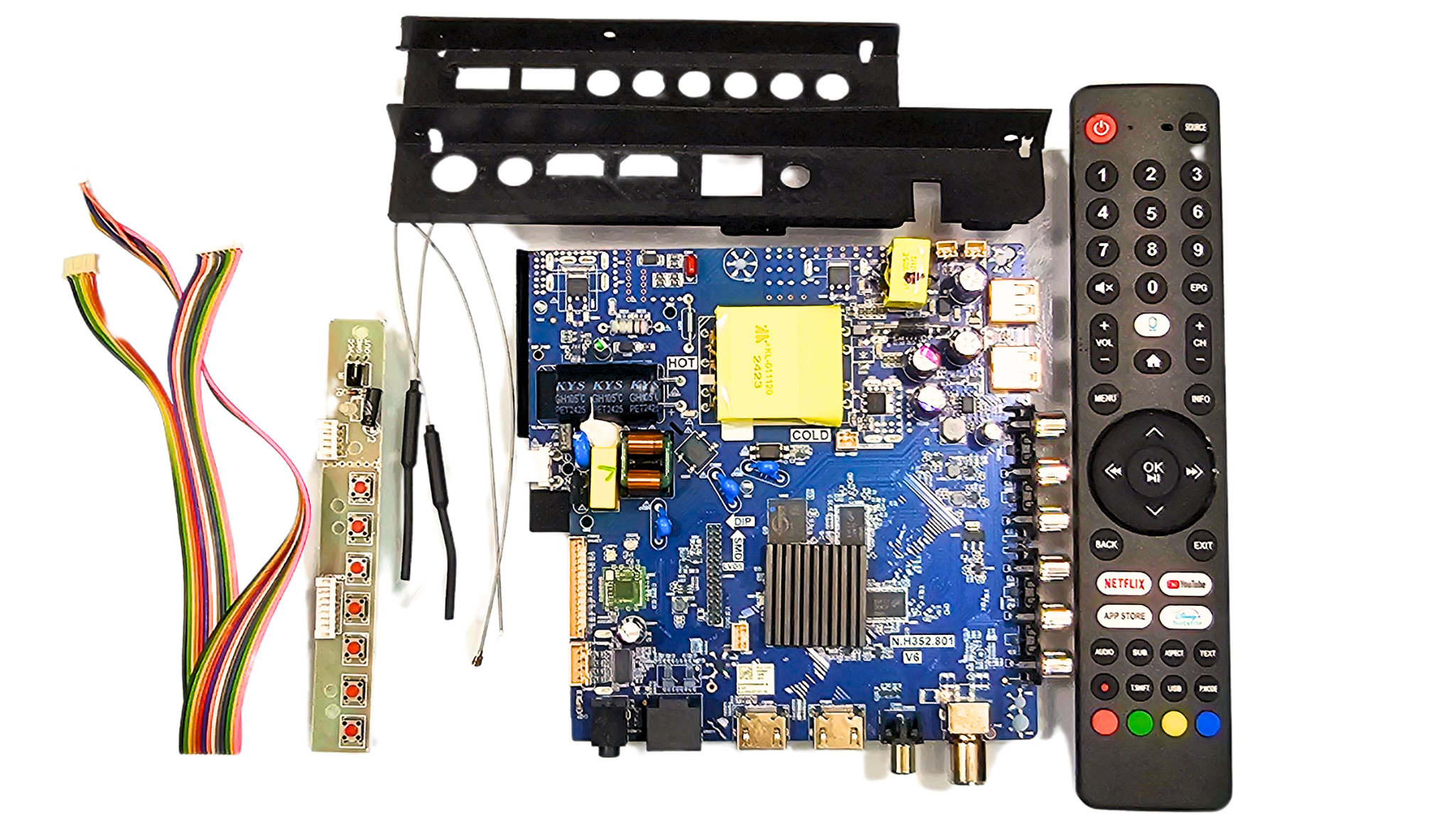 best-Android-Smart-TV-Board-N.H352.801-V6.png N.H352.801 Android TV motherboard for 32, 40, 43 and 50 inch TVs with Bluetooth